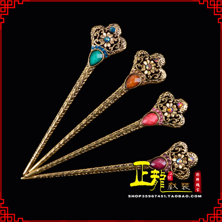 高州头饰老旦青衣员外夫人簪子 老旦发簪