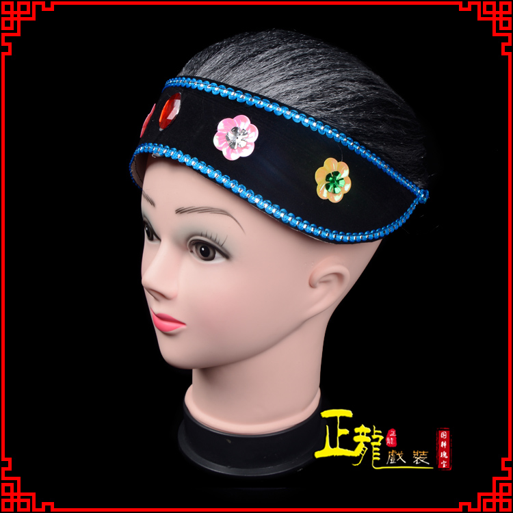 高州老旦媒婆穷老太婆假发套 老旦头套