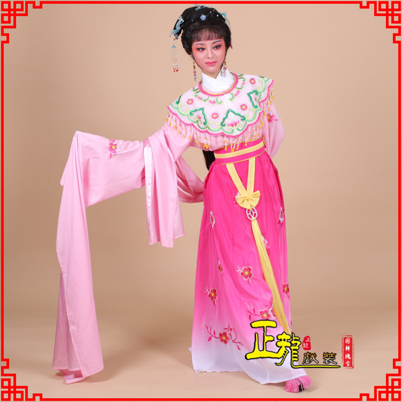 高州水袖青衣练功花旦服 梅花古装衣